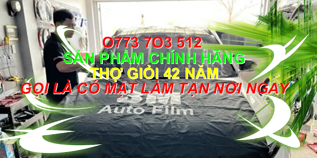 cTY GIẢM 10% - 15% DÁN KÍNH Ô TÔ 3M CHÍNH HÃNG