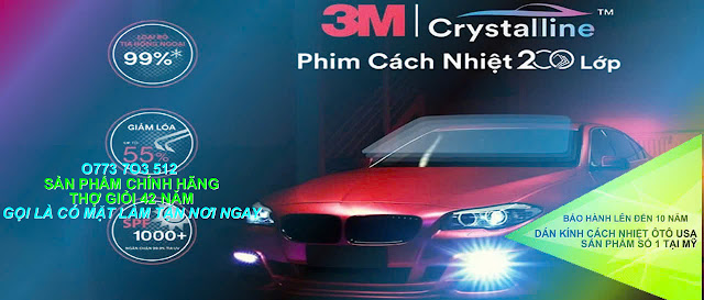 dV cTY GIẢM 10% - 15% DÁN KÍNH Ô TÔ 3M CHÍNH HÃNG