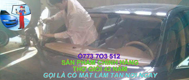 Thay  Kính chắn gió ô tô, kính lái xe ô tô, kính trước xe hơi, kính xe tải, kính xe khách, kính du lịch, container, đầu kéo ben