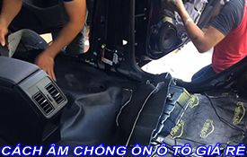 CÁCH ÂM XE HƠI CHÍNH HÃNG 3M