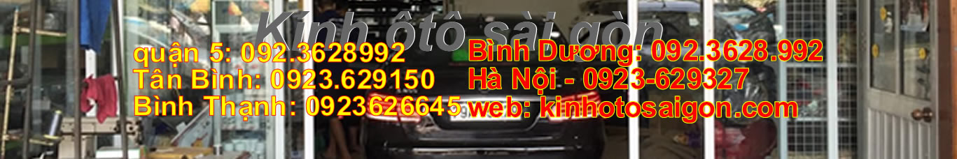 Thay kính SAU LƯNG XE HƠI HÃNG