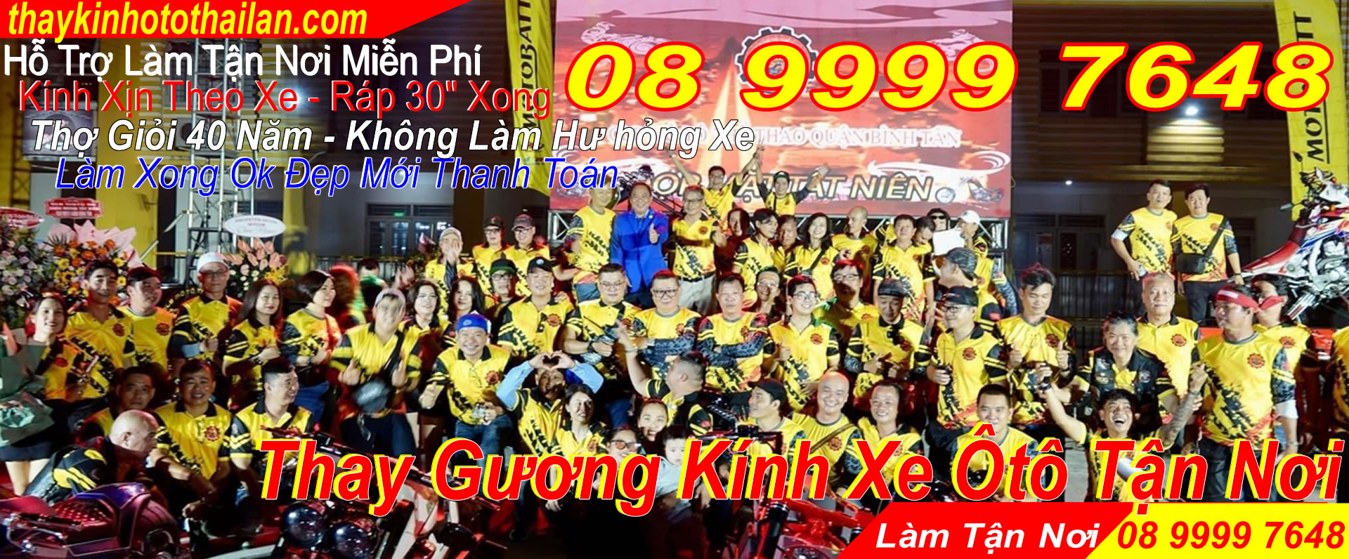 Thay kính xe ô tô tận nơi giá rẻ Dịch vụ Thay kính xe ô tô thái lan xe hơi xe tải giá rẻ