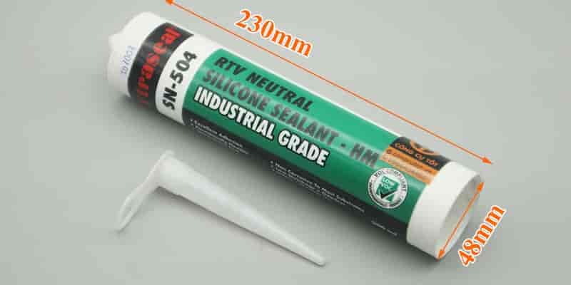 Hình 2: Keo DÁN KÍNH XE Ô tô giá rẻ RTV X’traseal SN-504