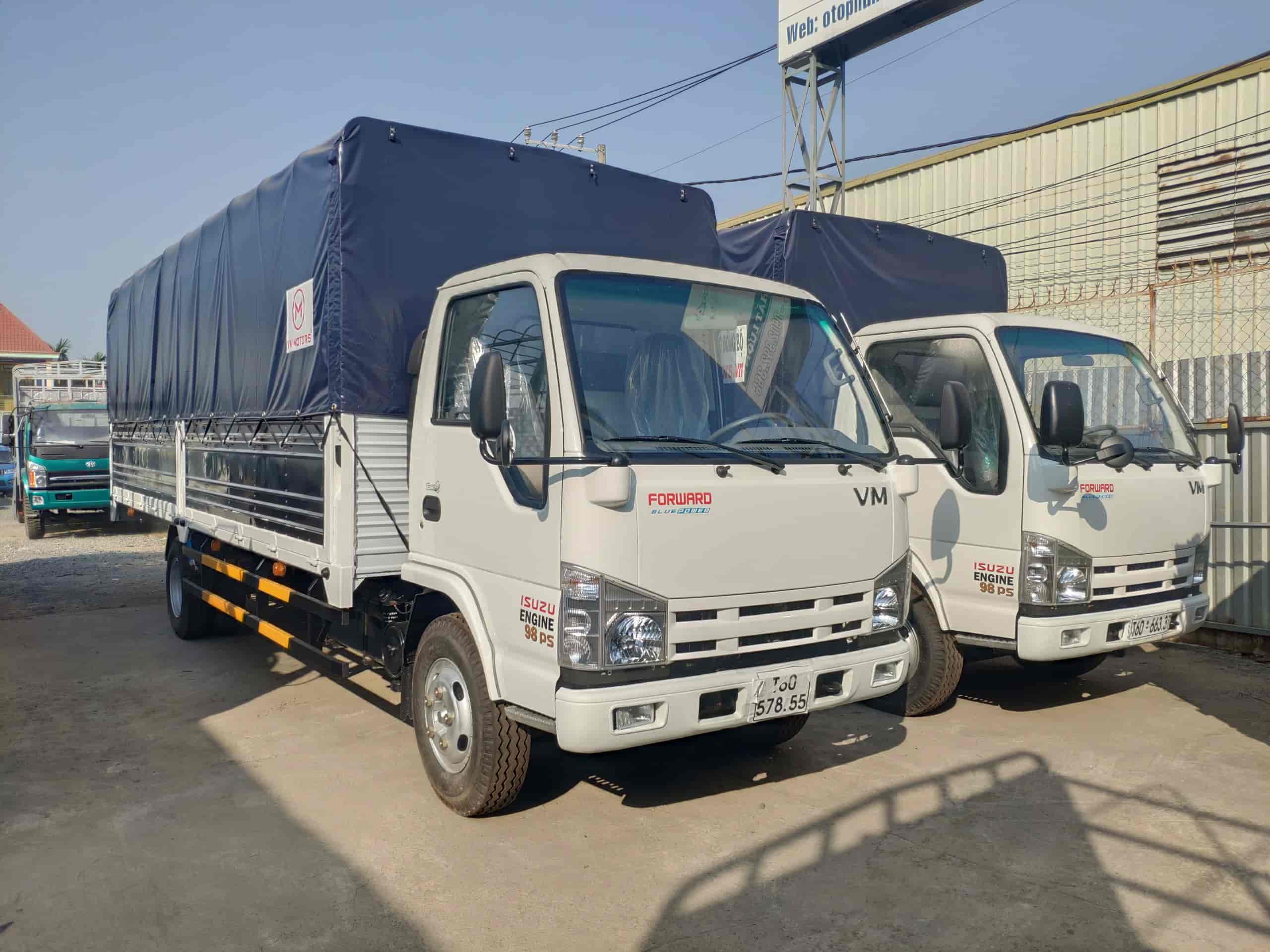 Thay KÍNH xe ô tô tải Isuzu 2.8 tấn